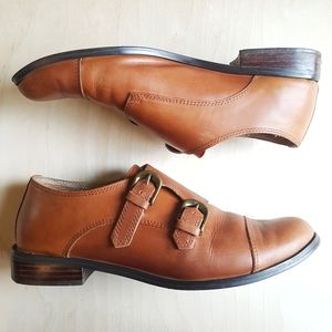 Brown leather brogues, 7.5 Kate & Mel